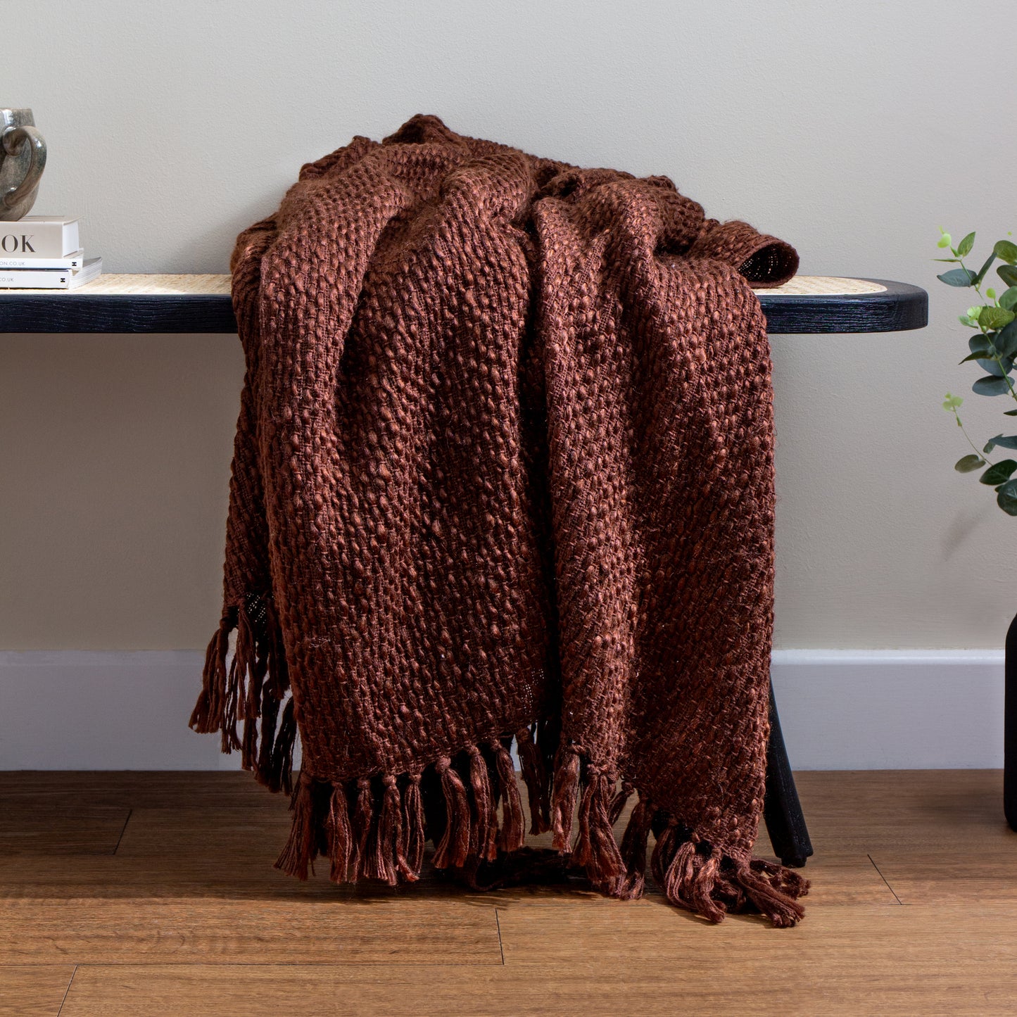 Morni Woven Fringed Throw