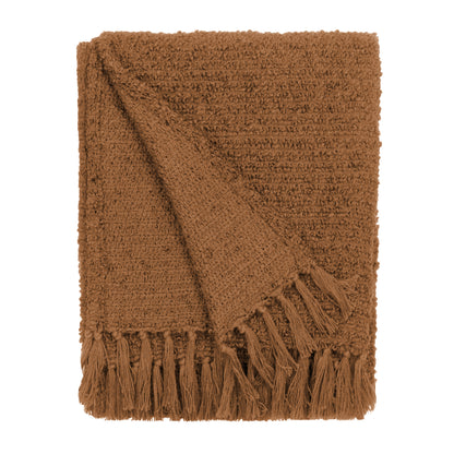 Candar Boucle Throw Ginger
