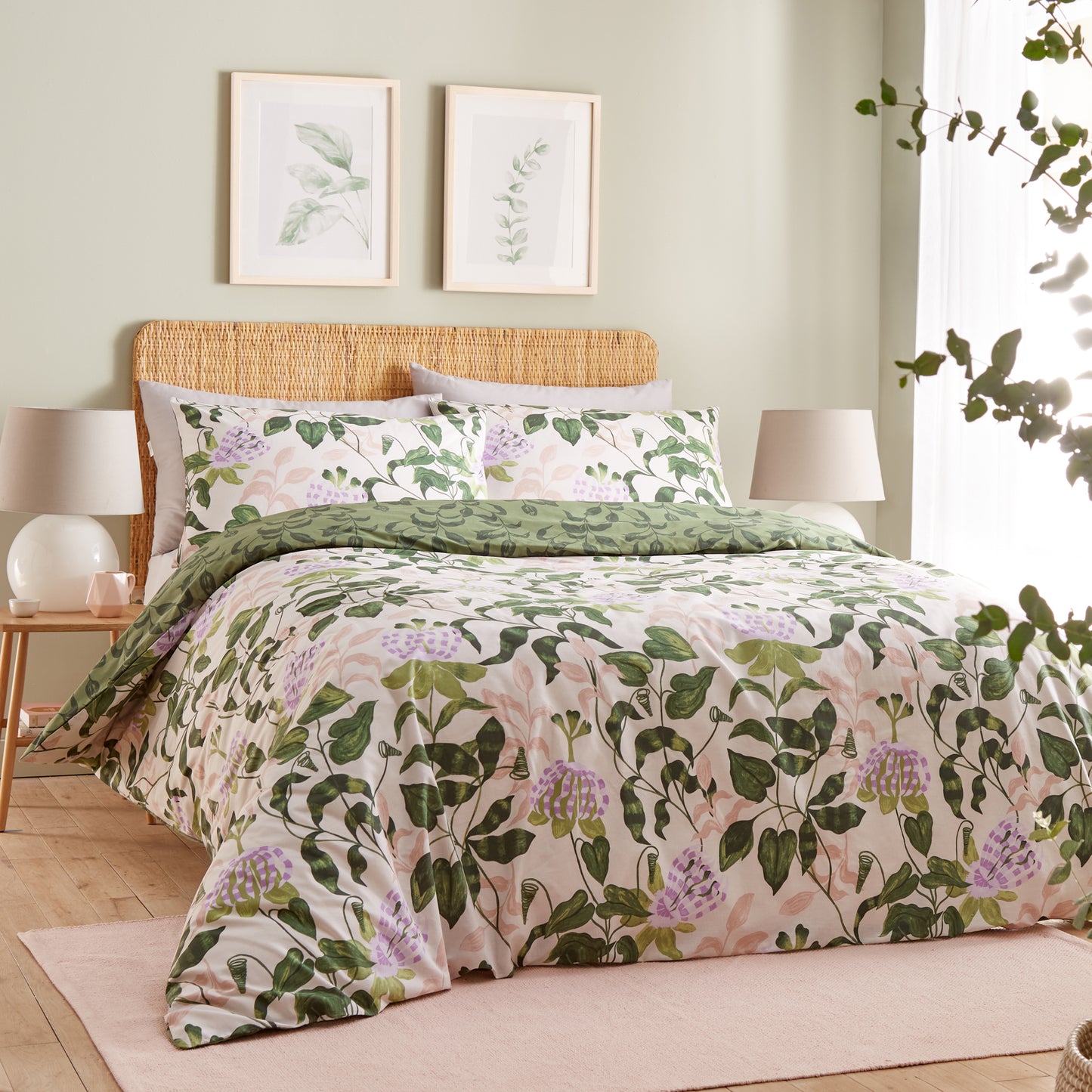 Passiflora Botanical Duvet Cover Set
