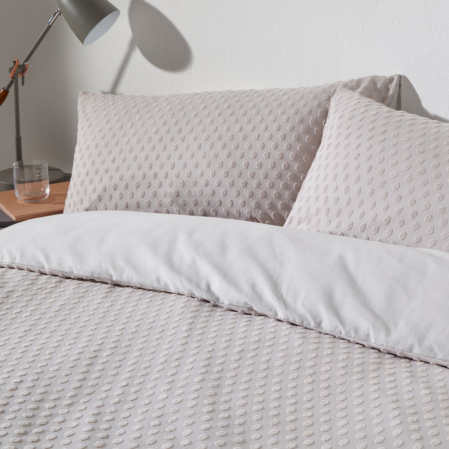 Polka Tuft Duvet Cover Set